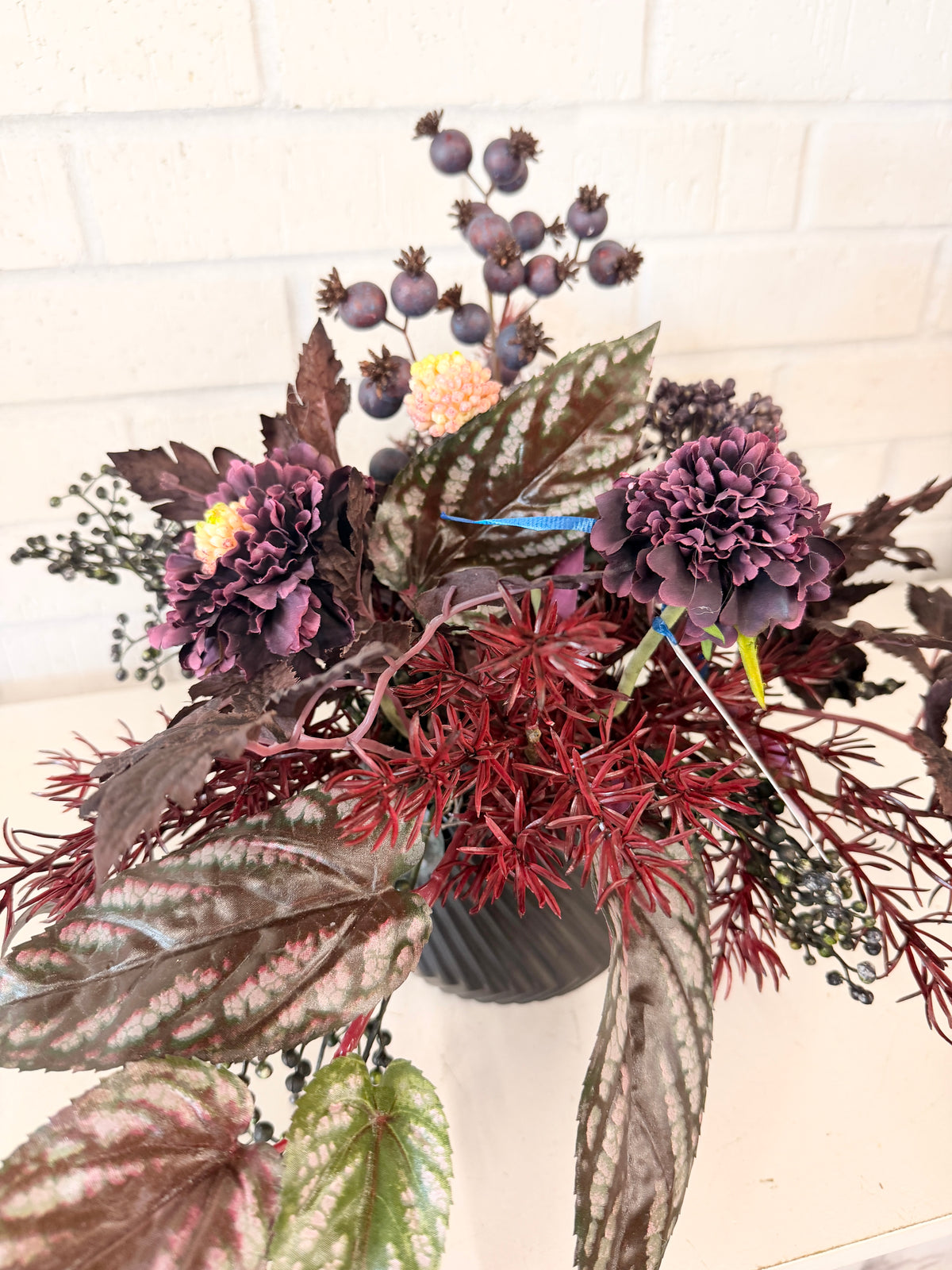 18" Midnight Harvest Centerpiece