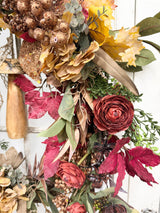 29" Autumn Ember Luxe Wreath
