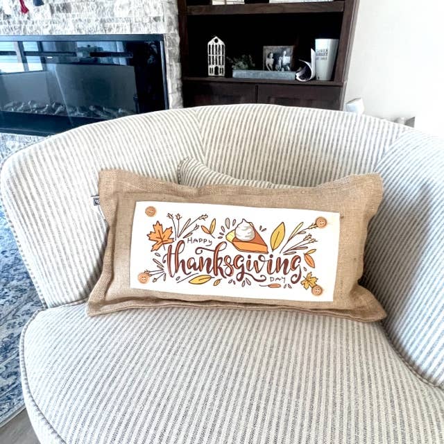 Pumpkin Interchangeable Pillow Panel