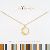 Gold Lunar Moon Necklace