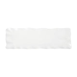 White 20 3/4" Melamine Rectangle Tray