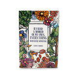 Alice in Wonderland Large Book Vase
