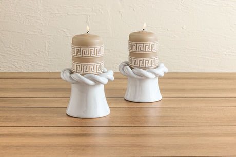 Large Twisted Pillar Holder
