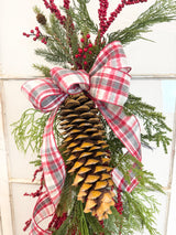 41" Pinecone Beauty Swag