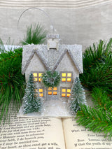 Welcome Home Lighted House Ornament