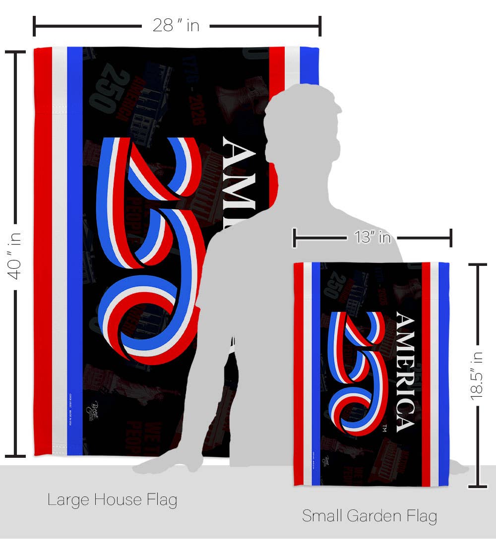 America 250 Garden Flag