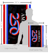 America 250 Garden Flag