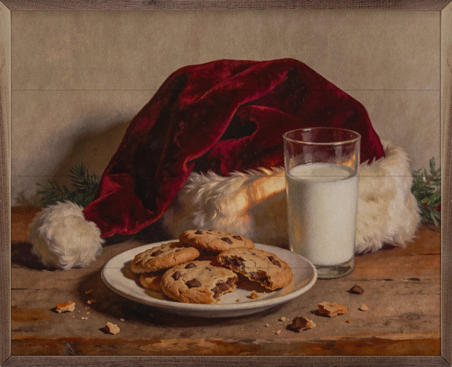 Santa's Cookies Wood Art