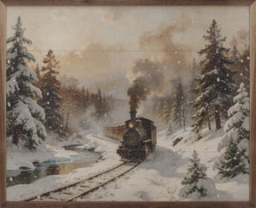 Train Wood Art