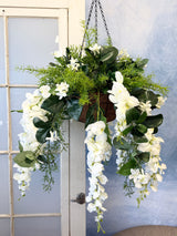 27" UV Protect Natural Charm Hanging Basket