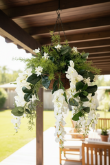 27" UV Protect Natural Charm Hanging Basket