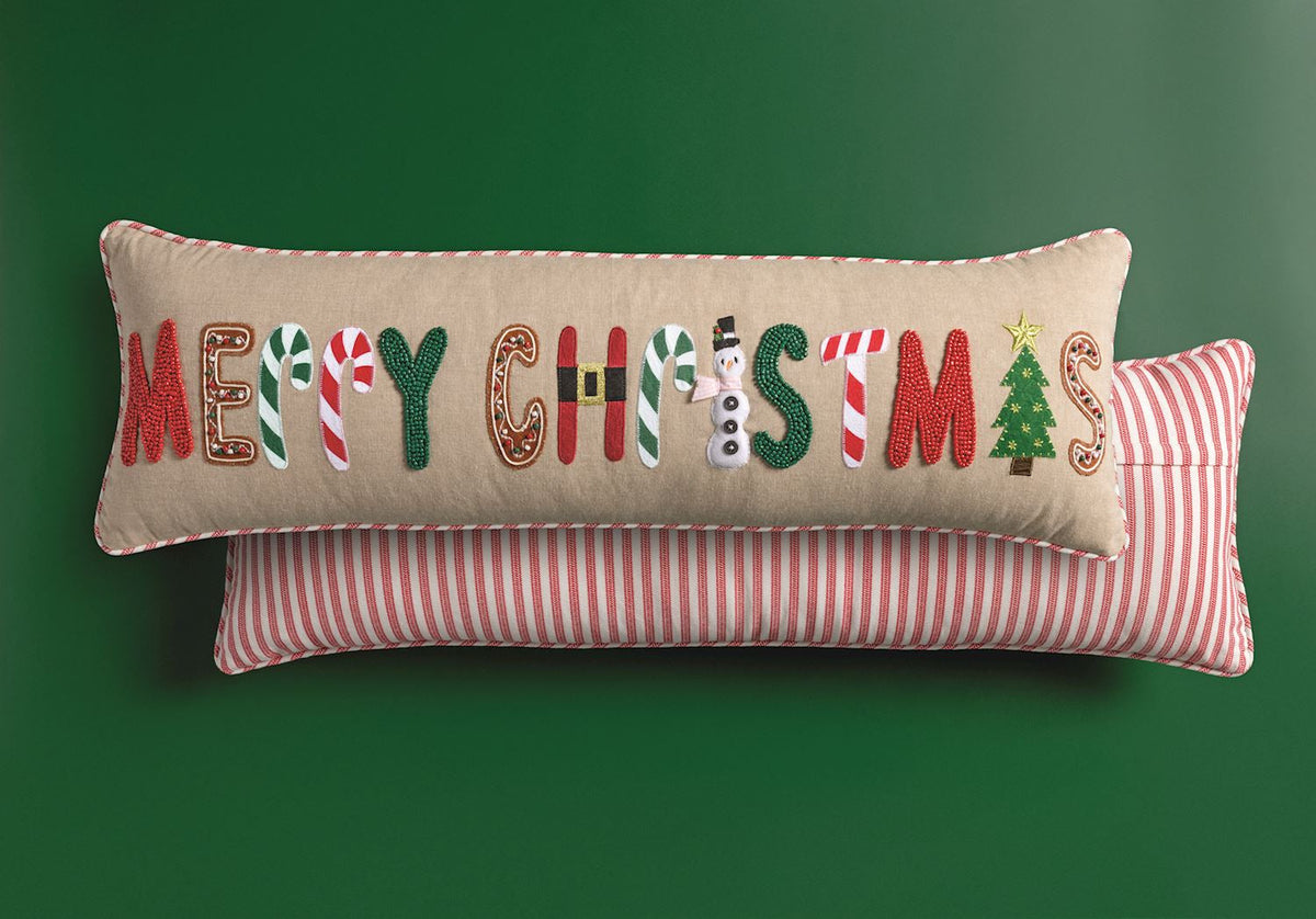 Merry Christmas Long Pillow
