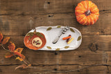 Pumpkin Tray and Dip Set
