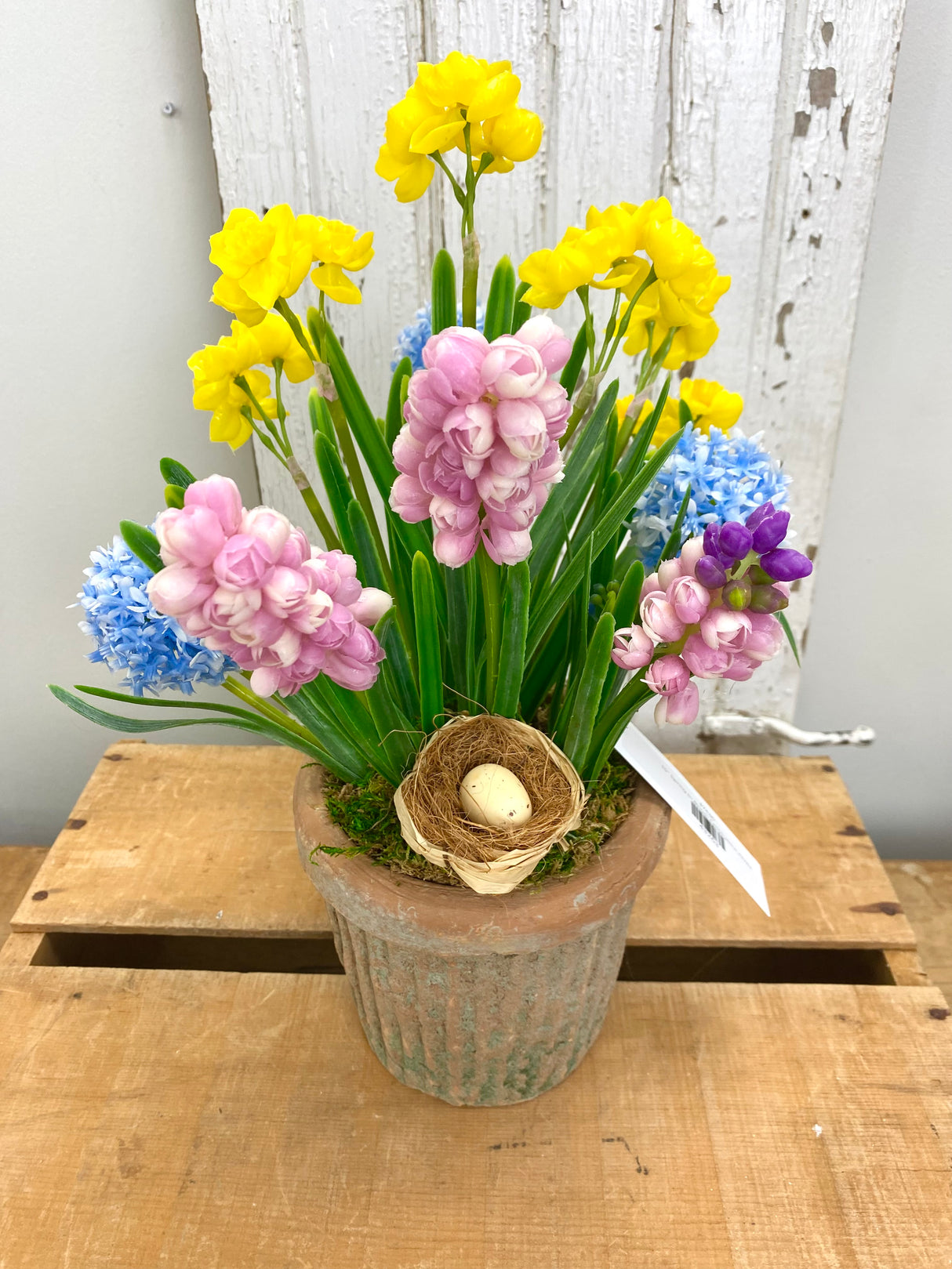 15" Spring In Bloom Centerpiece