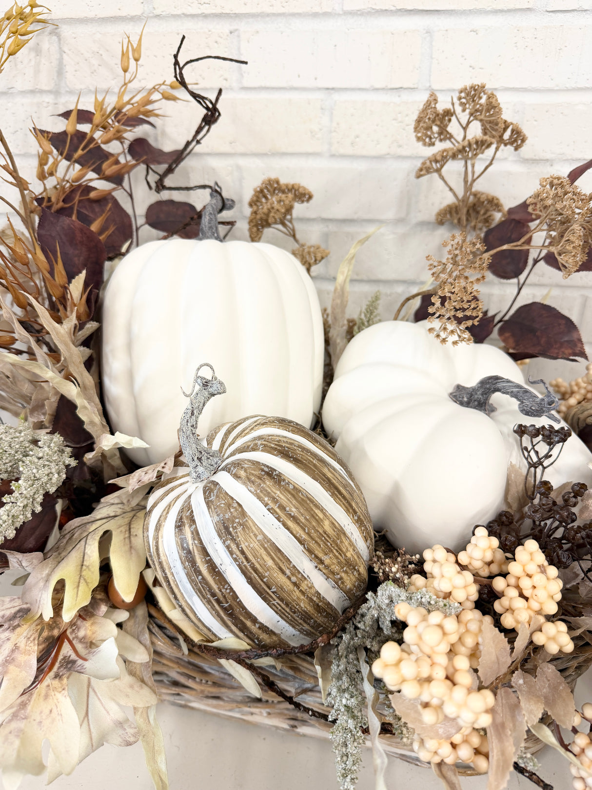 35" Pumpkins Galore Basket