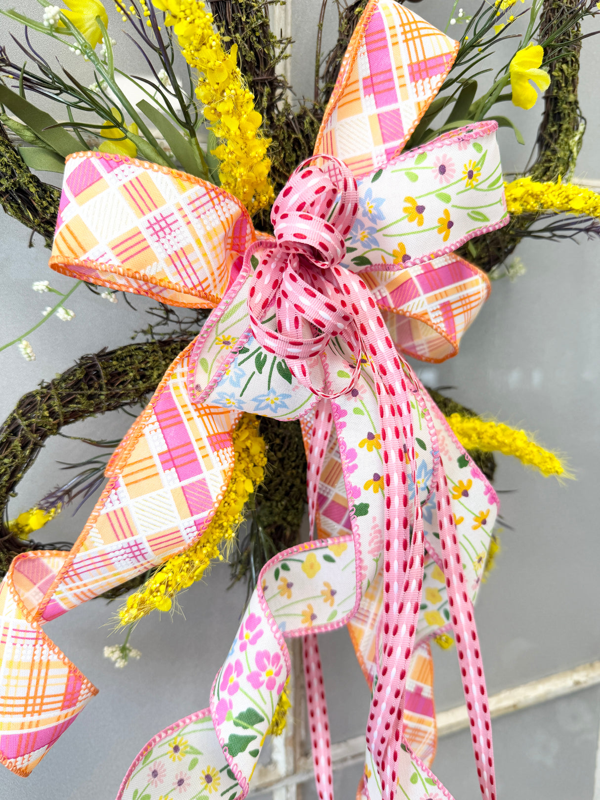 13" Posey Plaid Bow