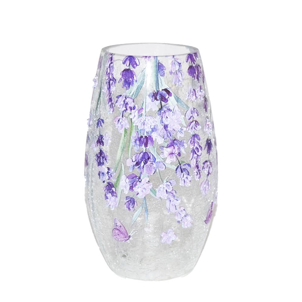 Wild Lilac Short LED Vase Luminary