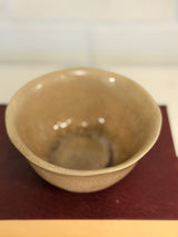 Reactive Crackle Glaze Stoneware Bowl