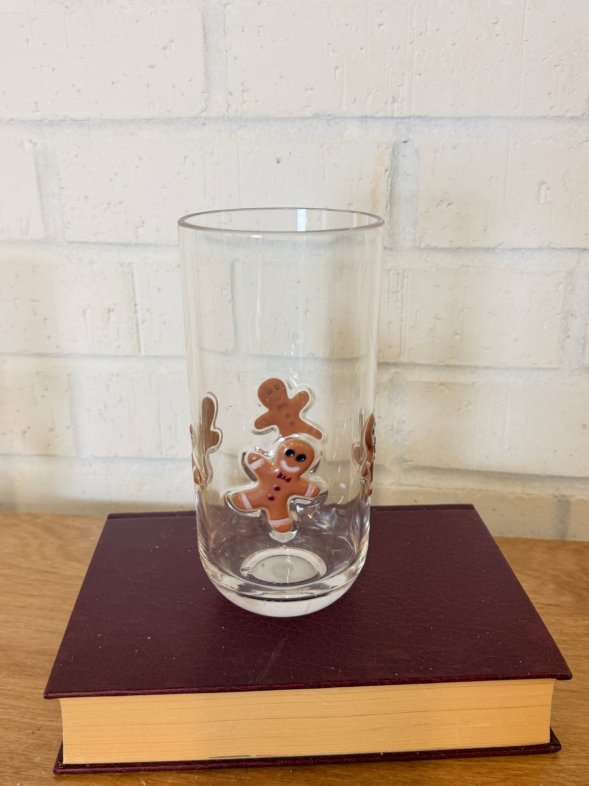 Acrylic Drinking Glass with Embedded Holiday Icons - 4 Styles