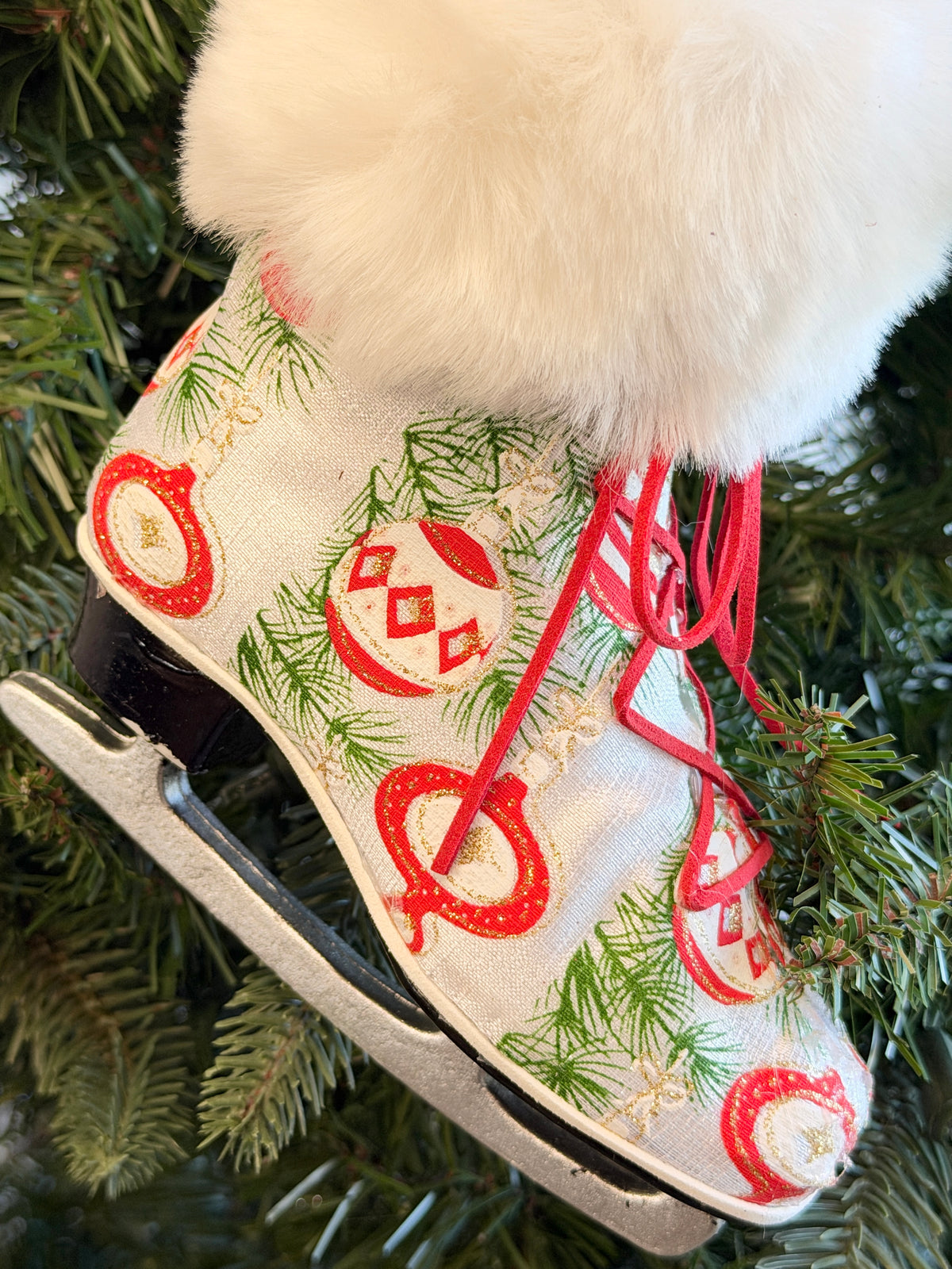 Cozy Christmas Skate Ornament