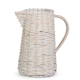 Whitewash Woven Pitcher