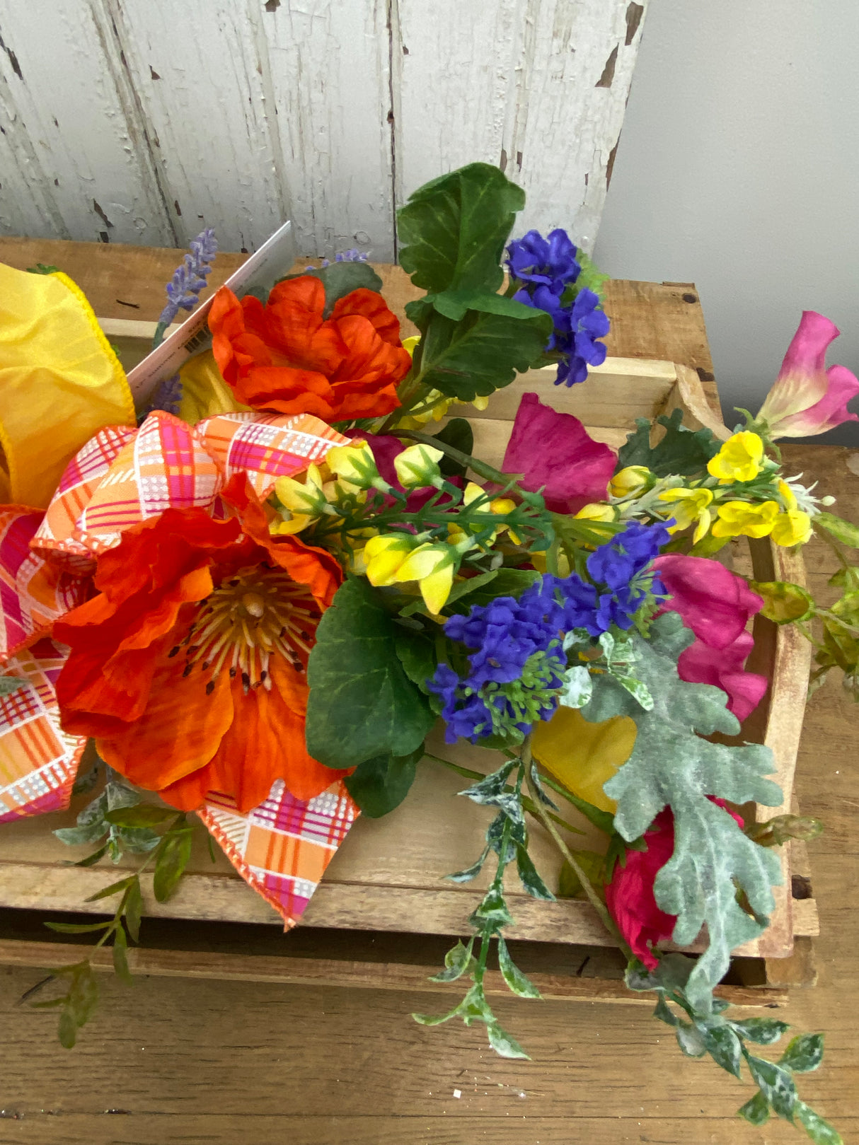 17" Summer Market Bloom Swag