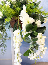 27" UV Protect Natural Charm Hanging Basket