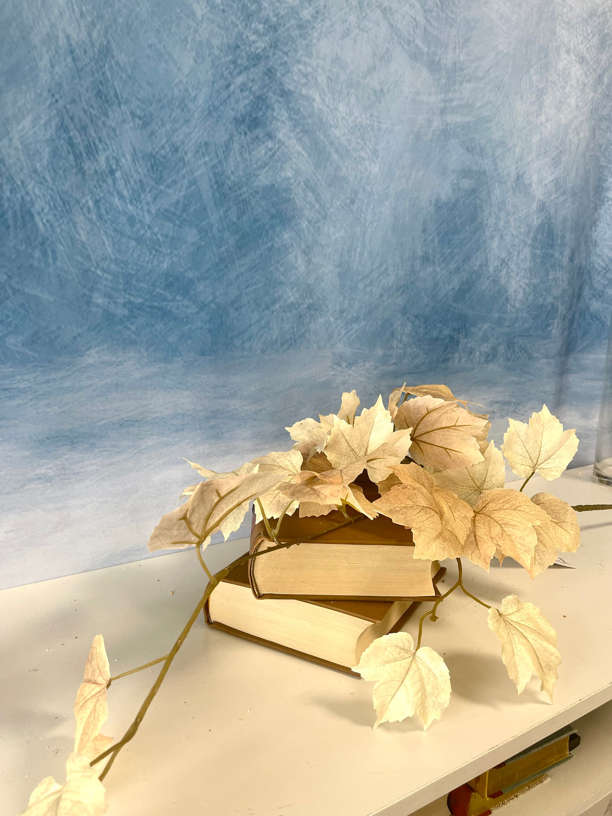 Draping Beige Maple Leaf Spray
