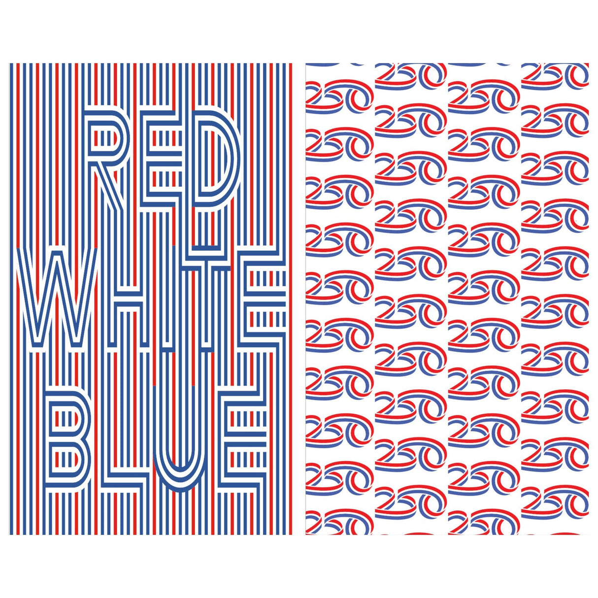 USA 250 Reversible Waffle Weave Tea Towel