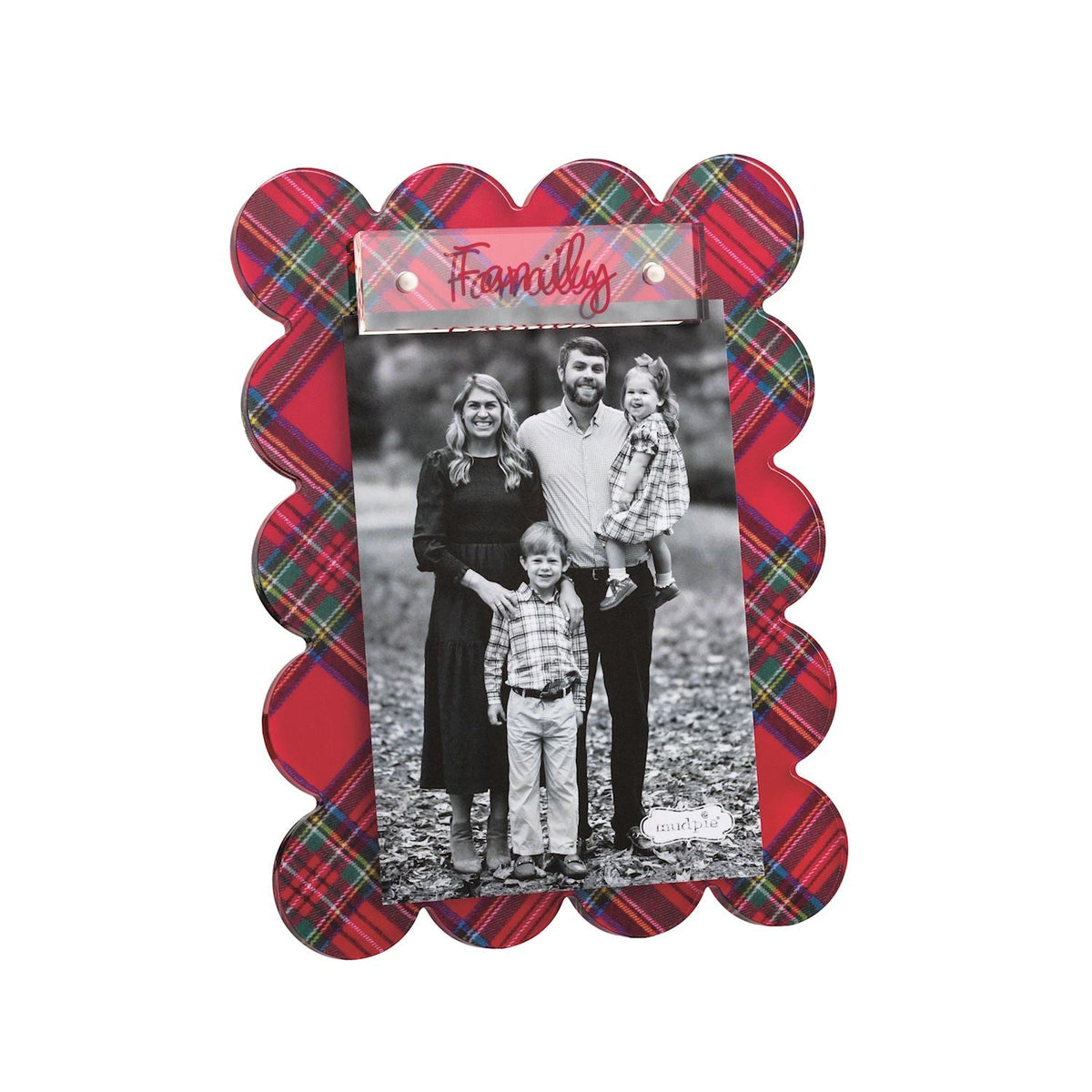 Family Scallop Tartan Frame