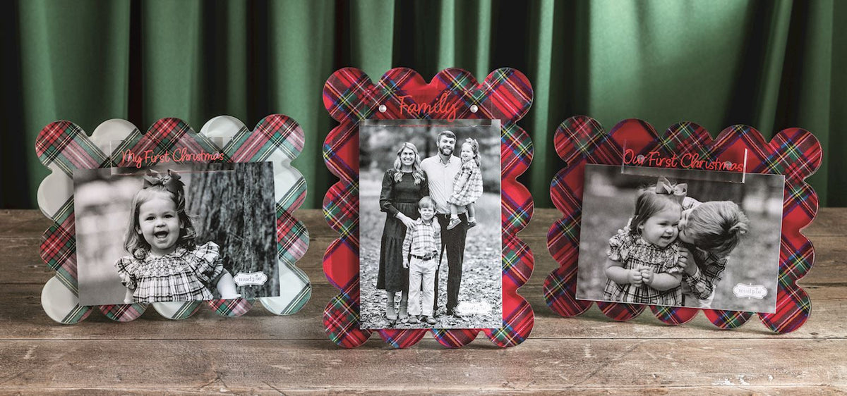 Family Scallop Tartan Frame