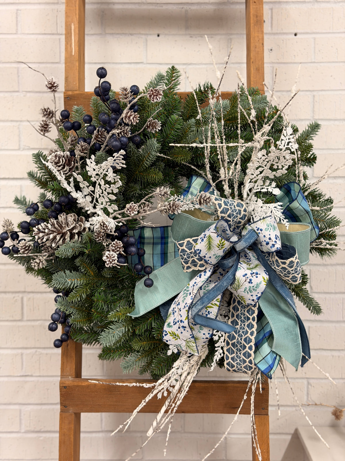 Mixed Blues Wreath Kit