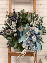 Mixed Blues Wreath Kit