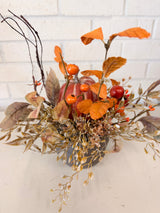 12" The Cozy Pumpkin Centerpiece