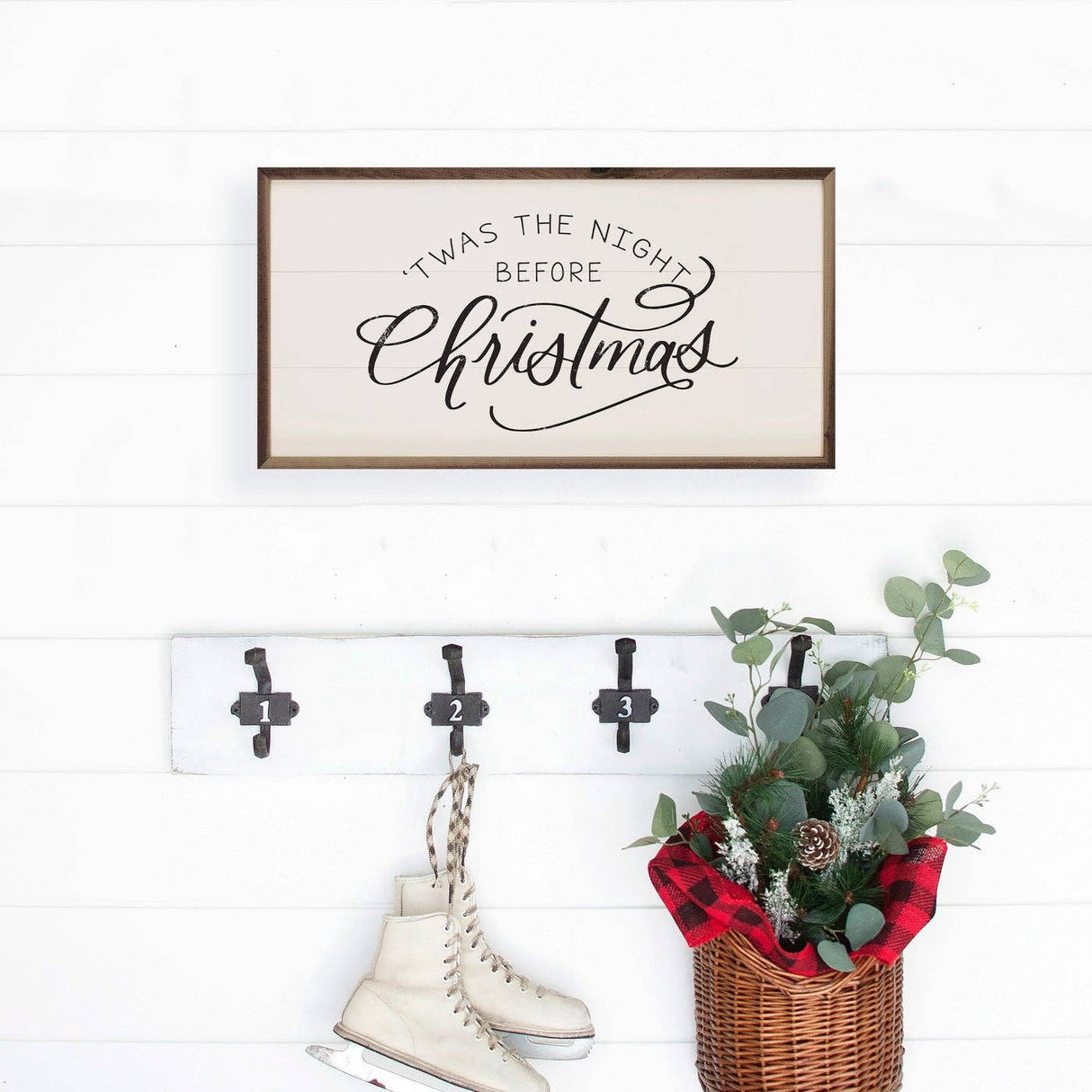 Twas The Night Before Christmas Wood Art