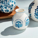 Beauty Block Print Flower Vase