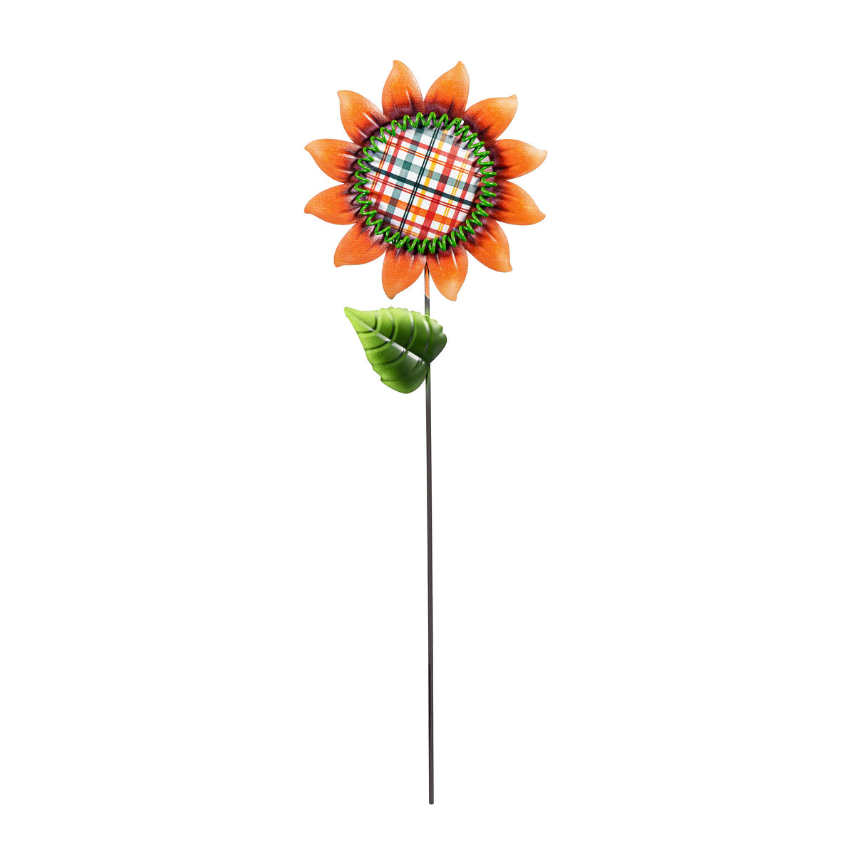 Checkered Pumpkin Metal Pick - 6 Styles
