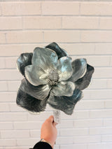 Blue Holiday Magnolia Spray