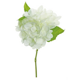White Real Touch Hydrangea Pick