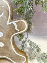 Mango Wood Gingerbread Man
