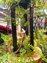 Small Wooden Faux Candle