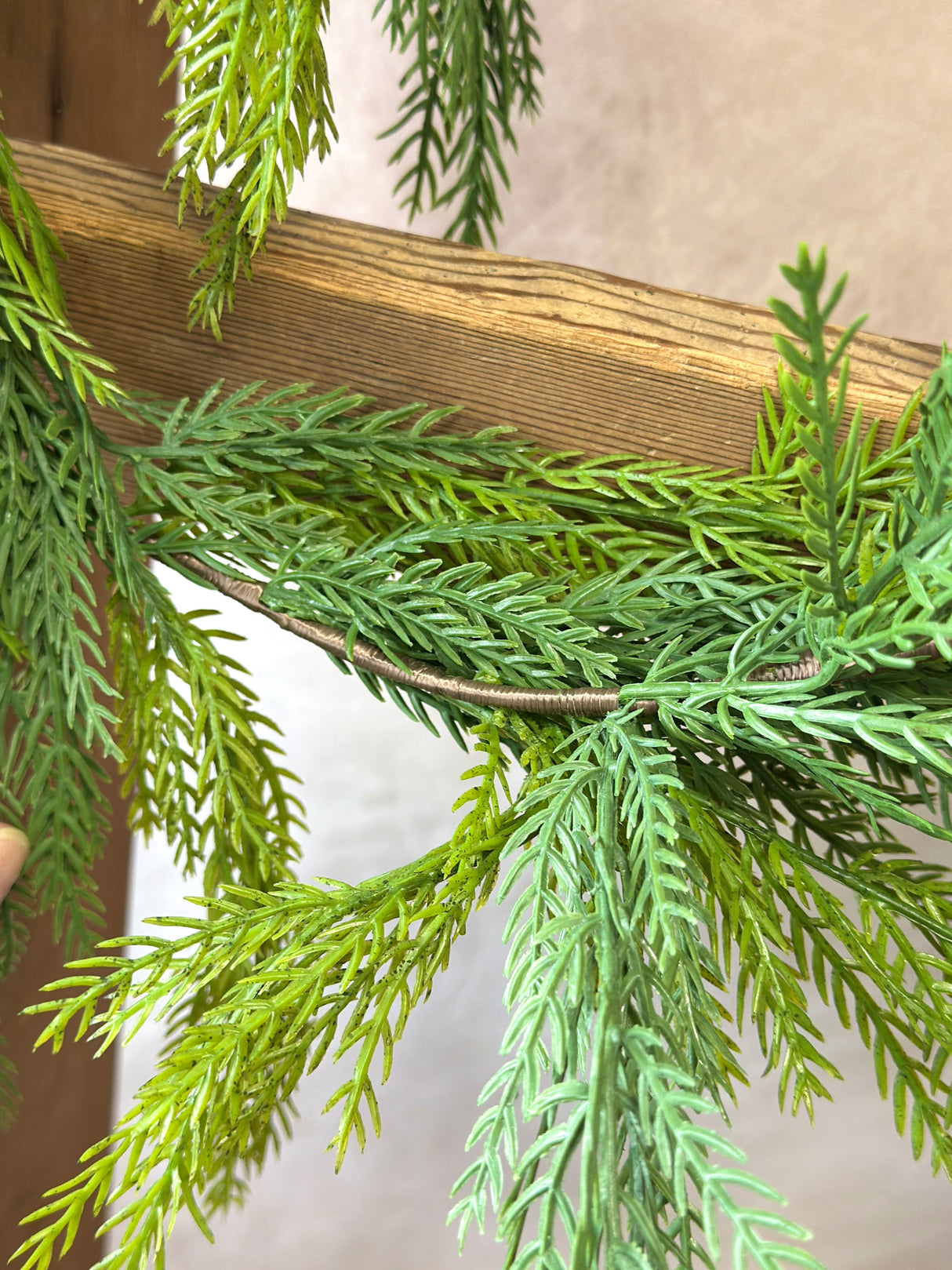 72" Real Touch Peaceful Pine Garland