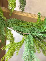 72" Real Touch Peaceful Pine Garland
