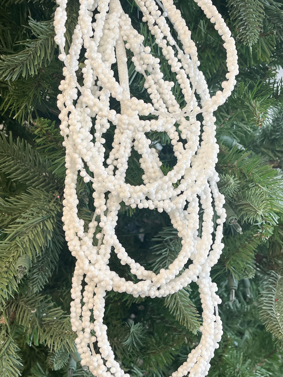 White Bead Loop Spray