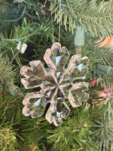 Acrylic Snowflake Ornament - 2 Styles