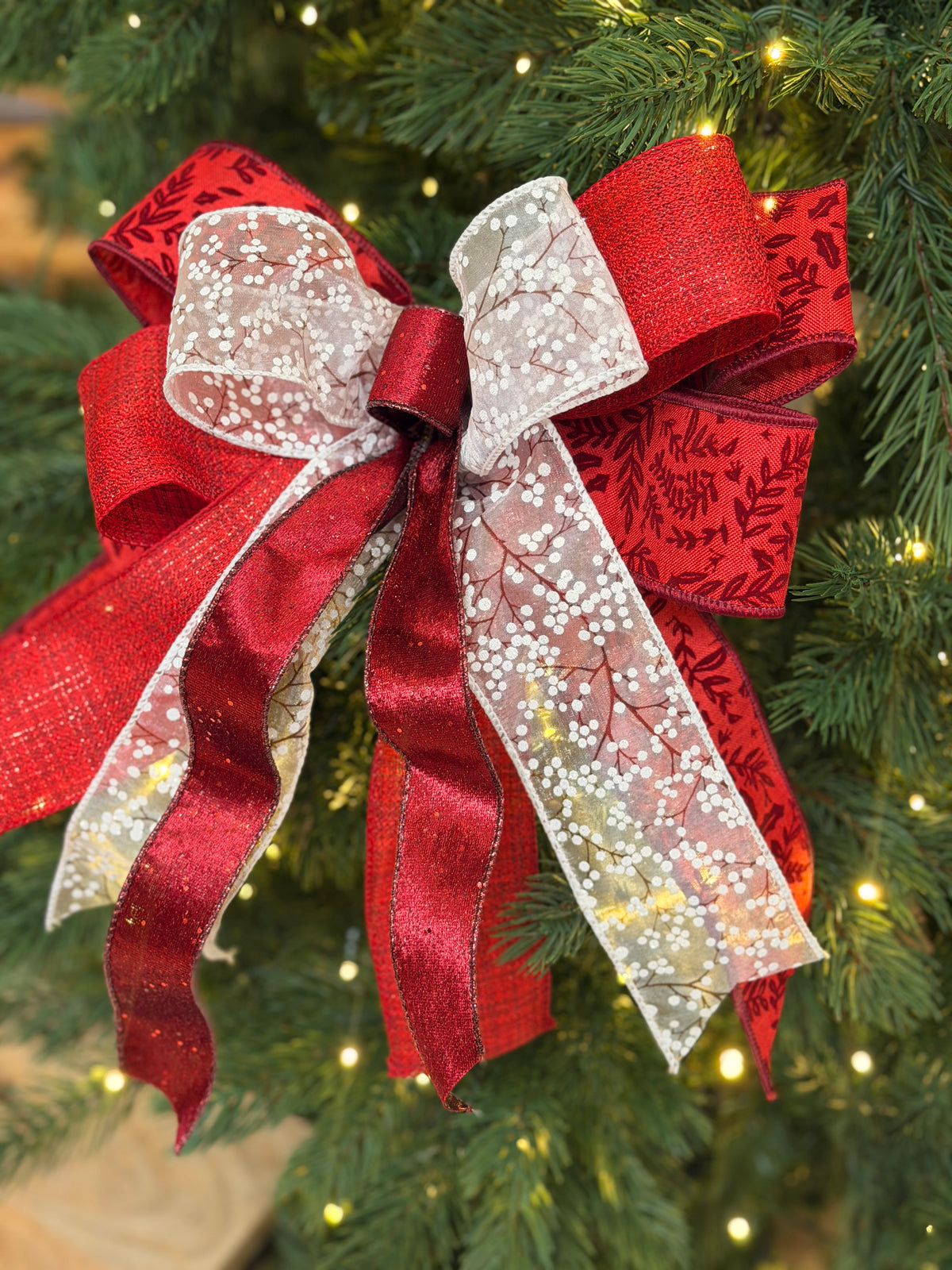 Crimson Christmas Bow