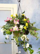 24" Backyard Bloom Hanging Basket