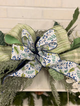 54" Frosted Evergreen Swag