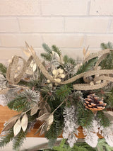 33" Glittering Pine Swag