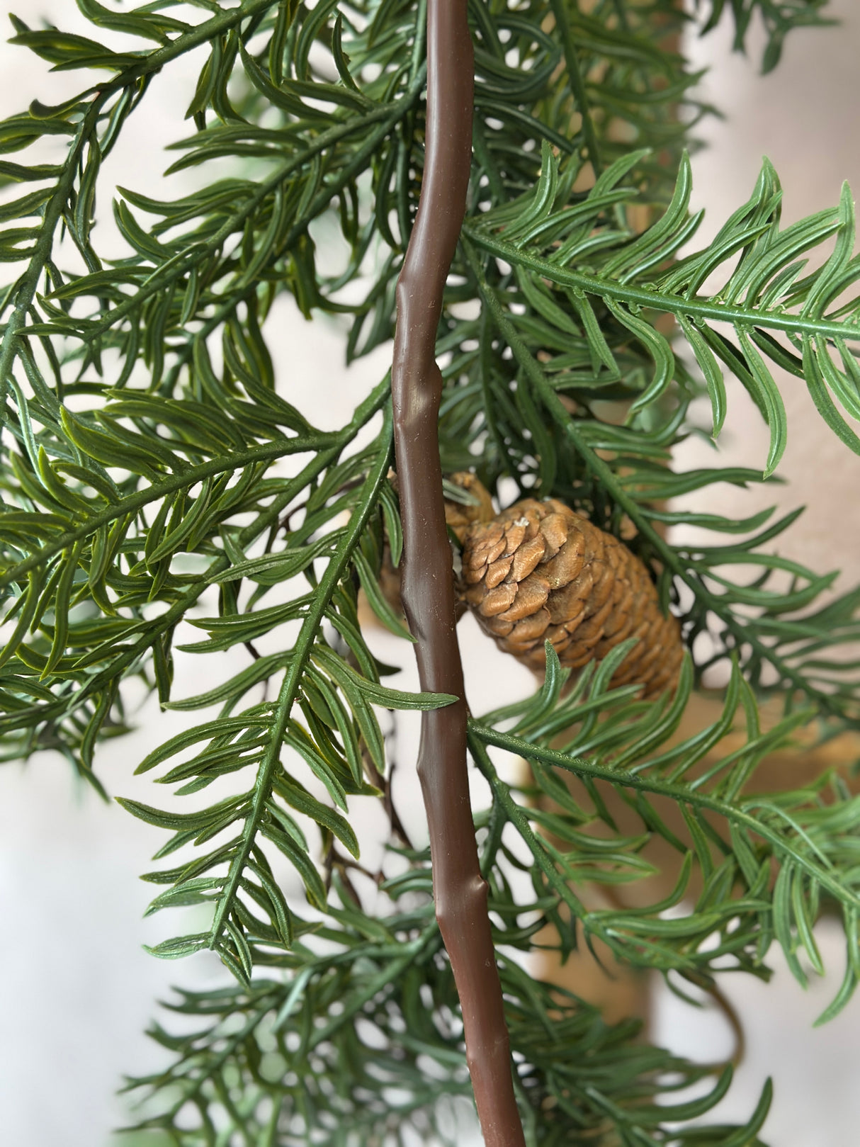 66" All Is Calm Pine Garland